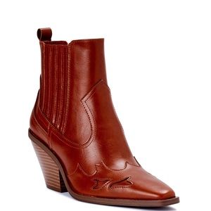 Scoop womens western embossed boots